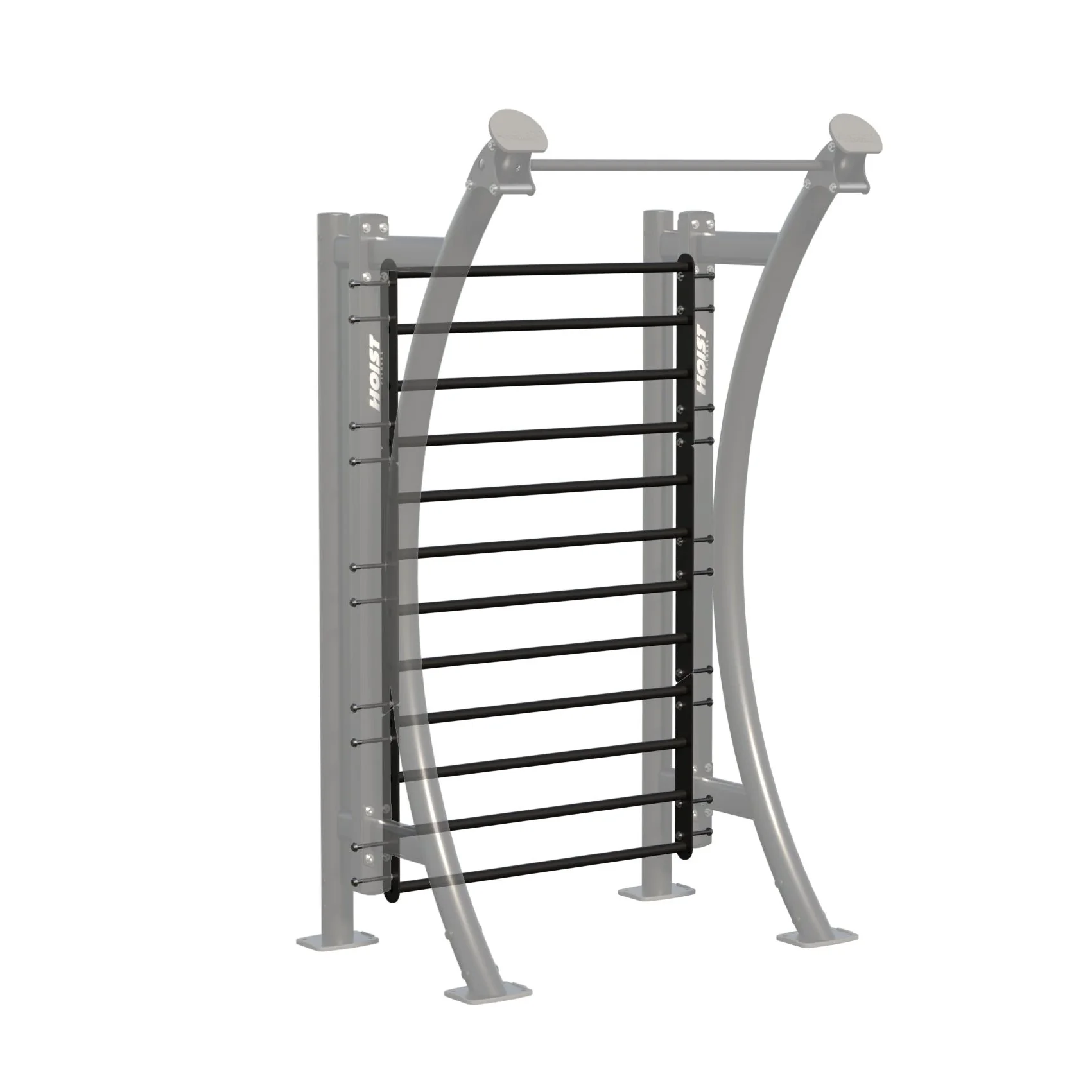HOIST 4 ft. Stall Bar Set - Commercial fitness equipment
