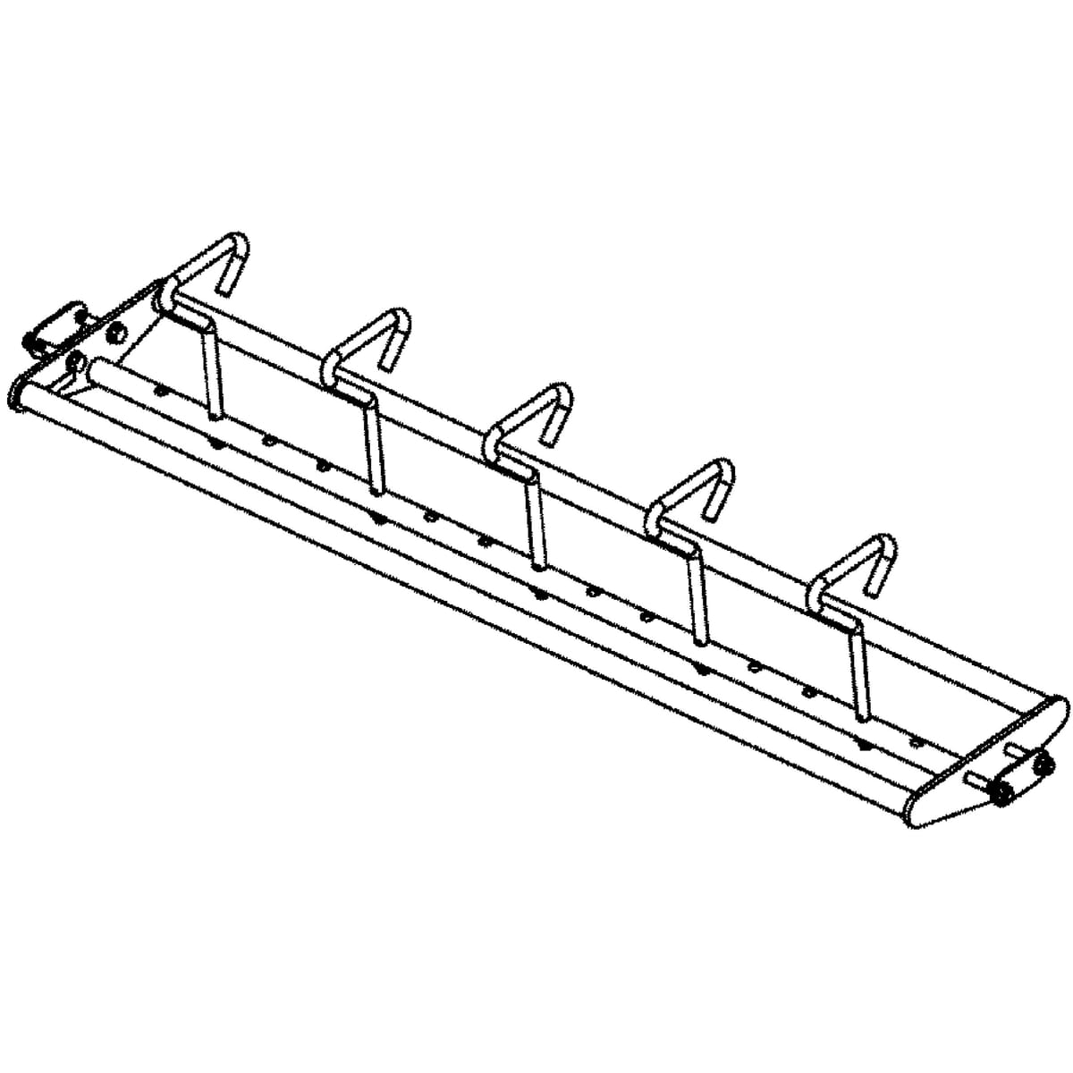 BodyCraft EXP 60″ Storage Tray Attachment - Commercial fitness equipment
