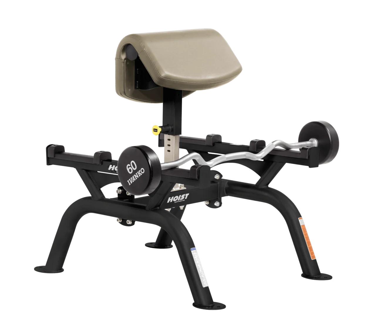 HOIST Commercial Standing Preacher Curl - Commercial fitness equipment