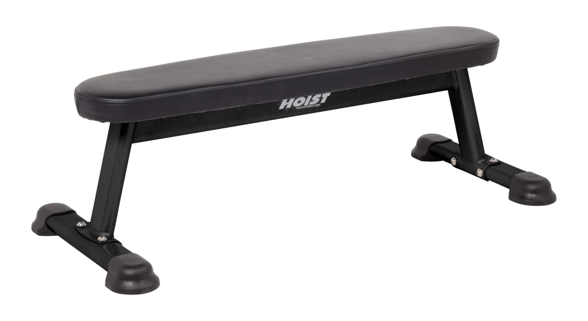 HOIST Flat Utility Bench - Commercial fitness equipment
