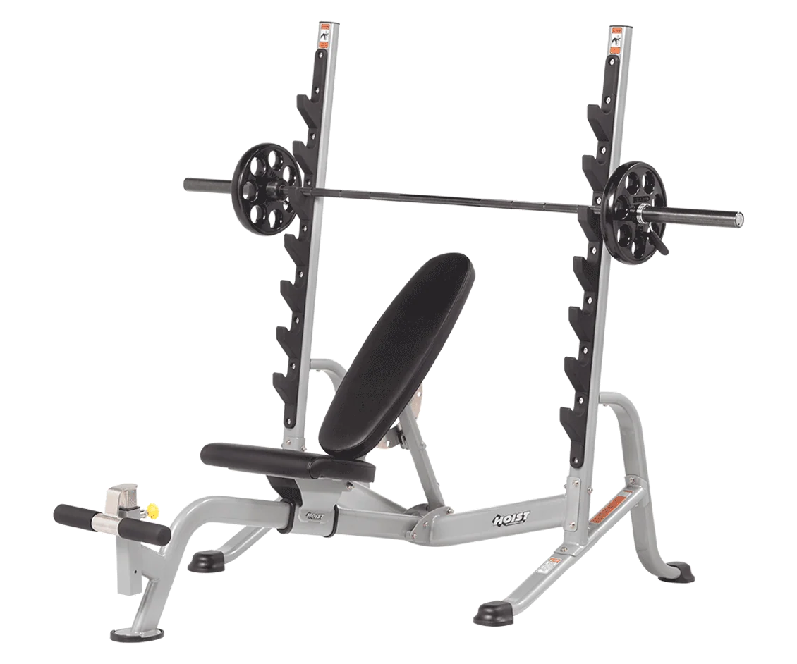 HOIST 7 Position F.I.D. Olympic Bench - Commercial fitness equipment