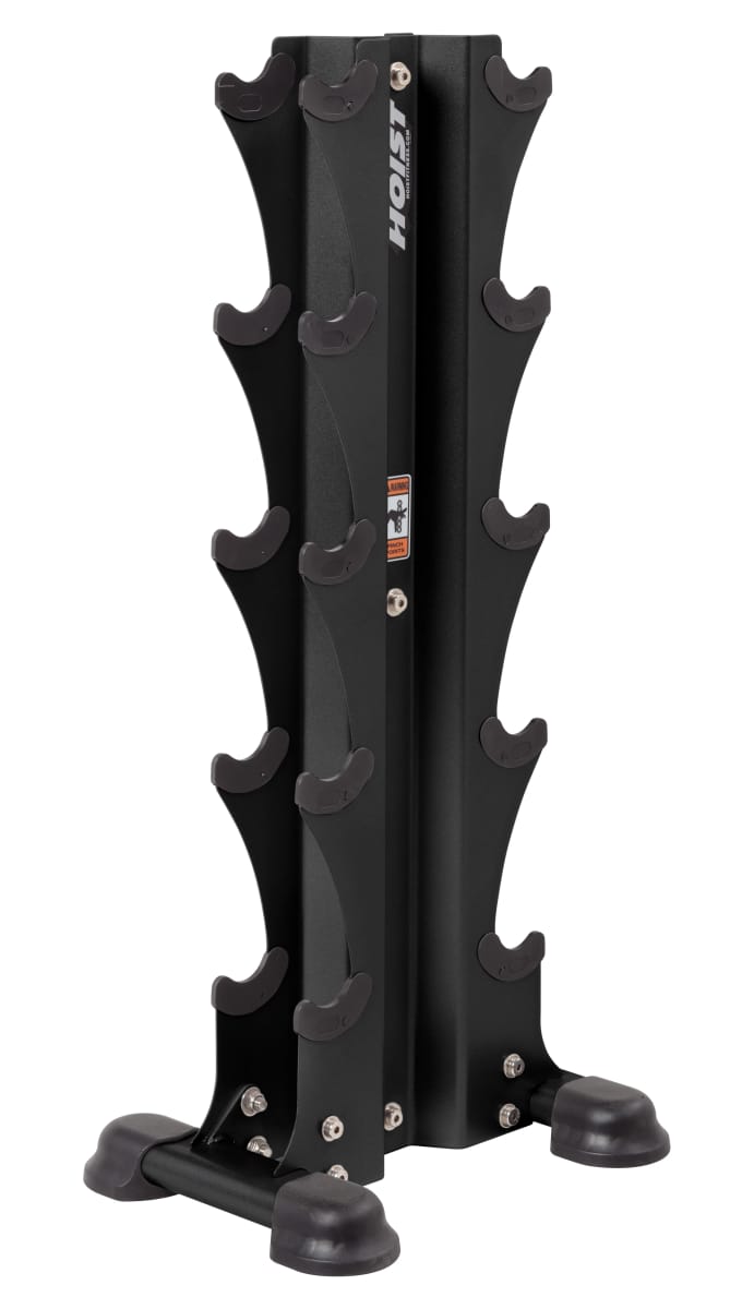 HOIST 5 Pair Vertical Dumbbell Rack (Dumbbells Not Included) - Commercial fitness equipment