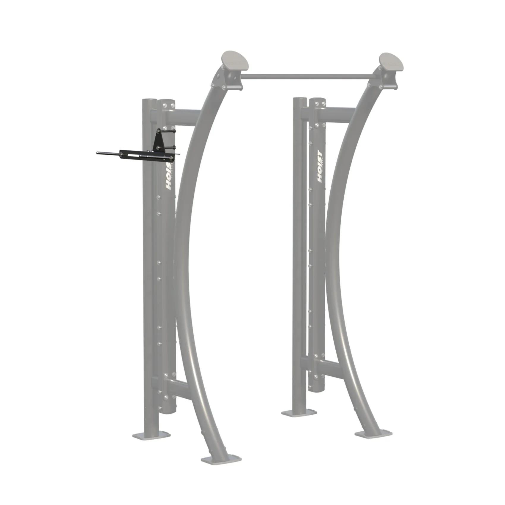 HOIST Low Profile Hanging Mat Rack - Commercial fitness equipment
