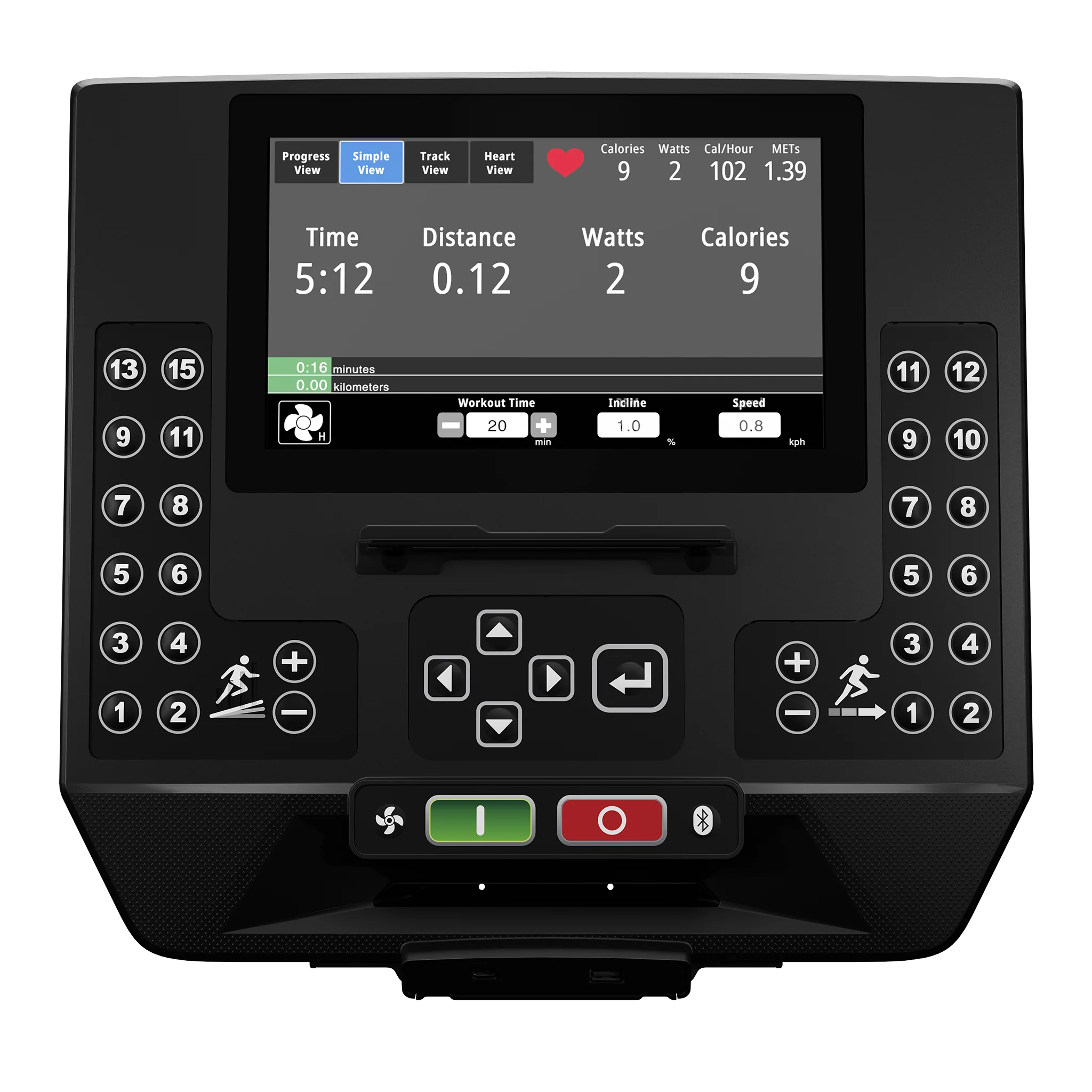 Star Trac Apex LCD+ Display - Commercial fitness equipment