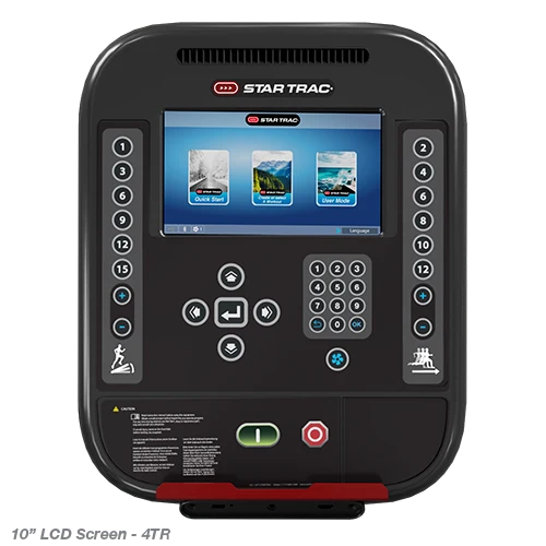 Star Trac 4 Series 10" LCD Cardio Console - Commercial fitness equipment
