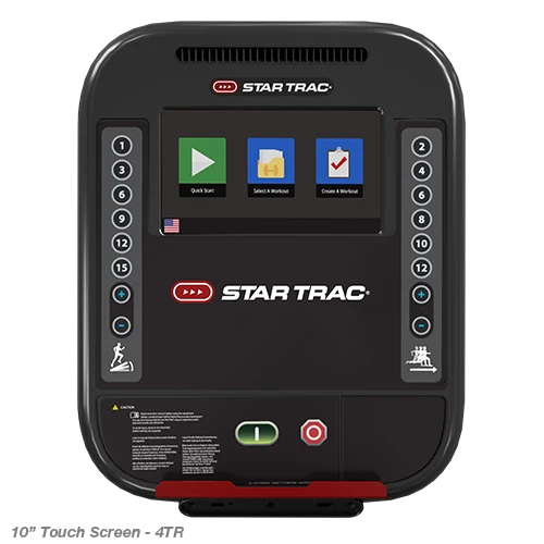 Star Trac 4 Series 10" Touchscreen Cardio Console - Commercial fitness equipment