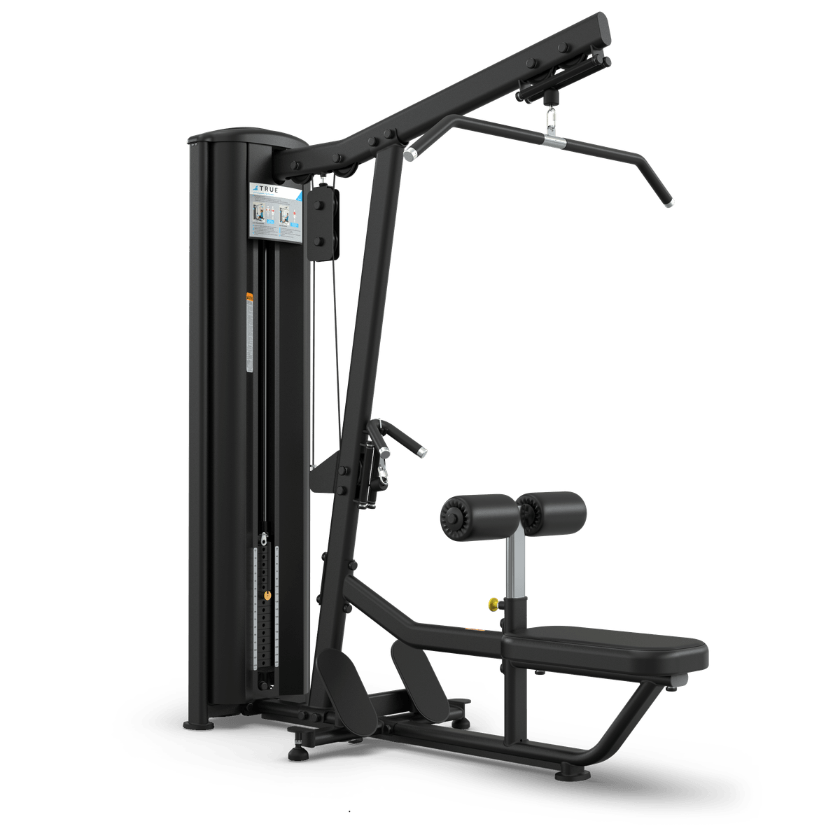 TRUE FS-53 Lat Pulldown Seated Row Machine - Commercial fitness equipment