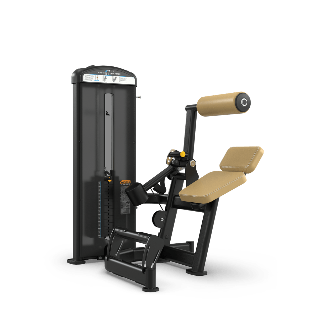 TRUE FUSE-1300 Lower Back Extension Machine - Commercial fitness equipment