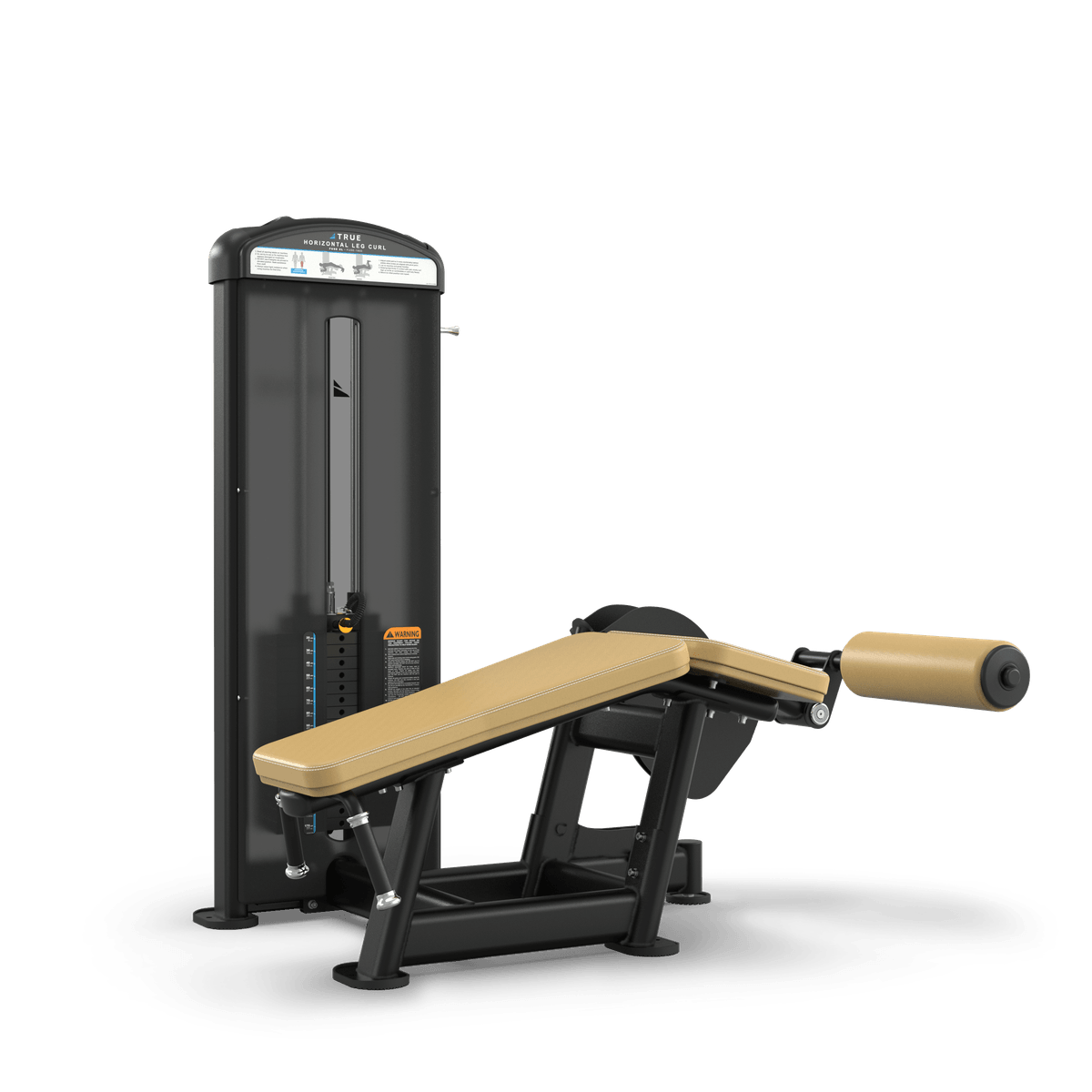 TRUE FUSE-1800 Horizontal Leg Curl Machine - Commercial fitness equipment