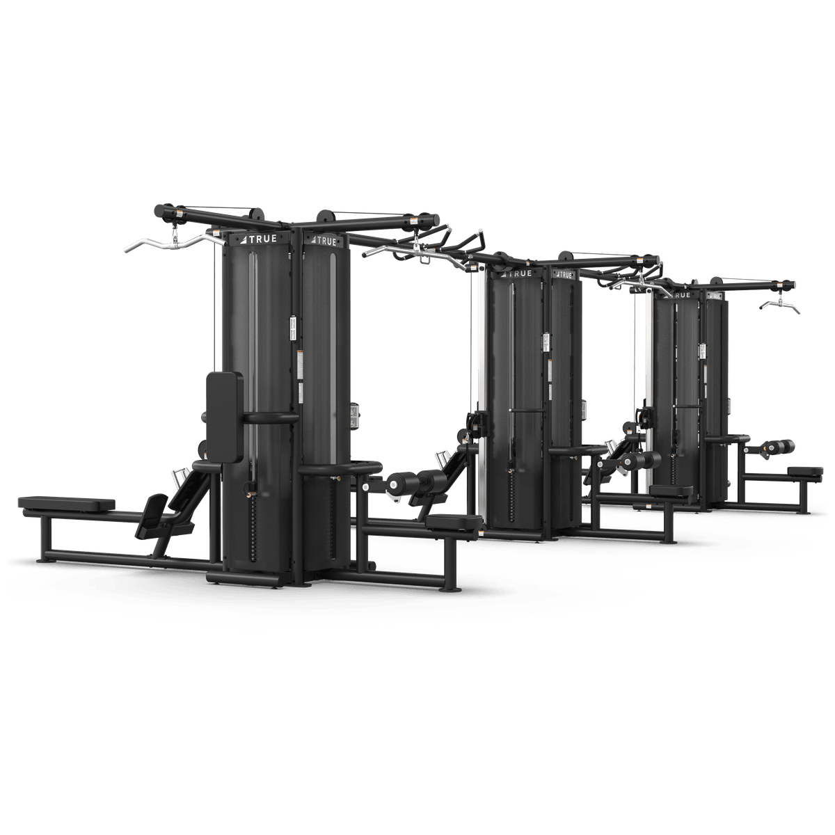 TRUE TMS12000 3 Modular Frames With Dual Cable Crossovers - Commercial fitness equipment