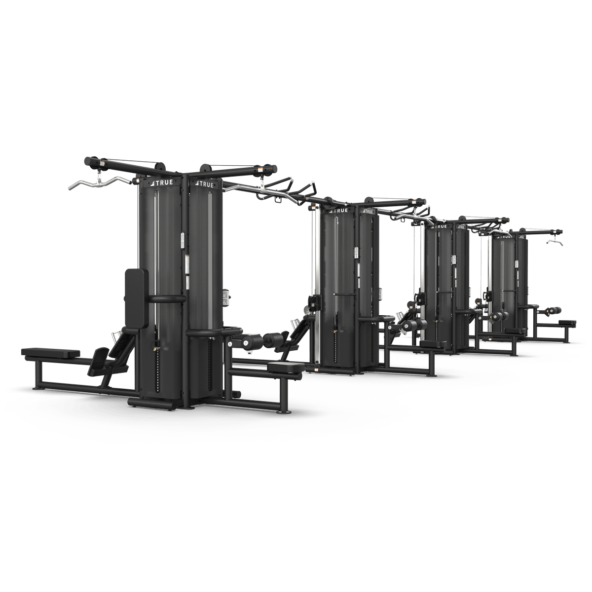 TRUE TMS16000 4 Modular Frames With Triple Cable Crossovers - Commercial fitness equipment