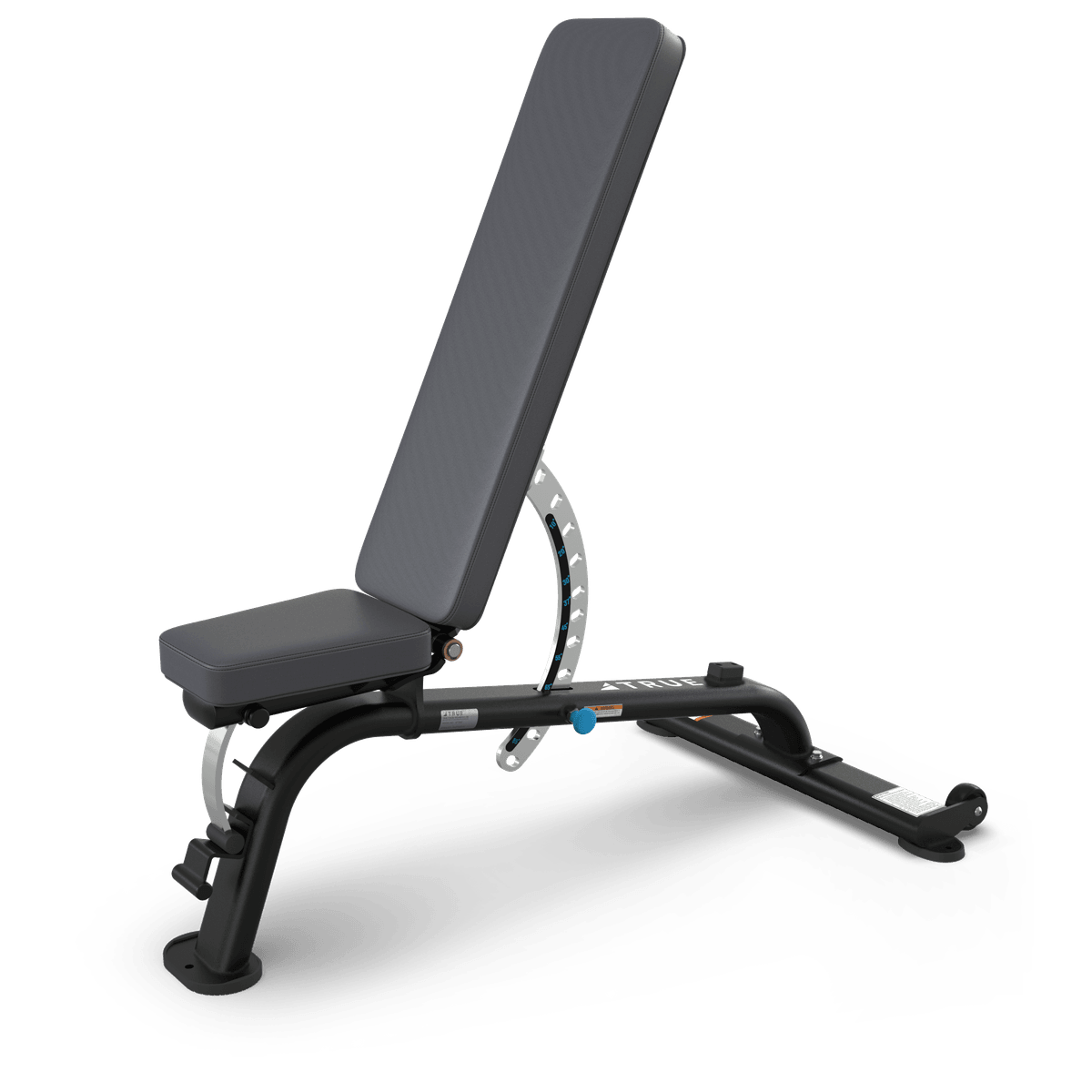 TRUE XFW-7500 Flat/Incline/Decline Bench - Commercial fitness equipment