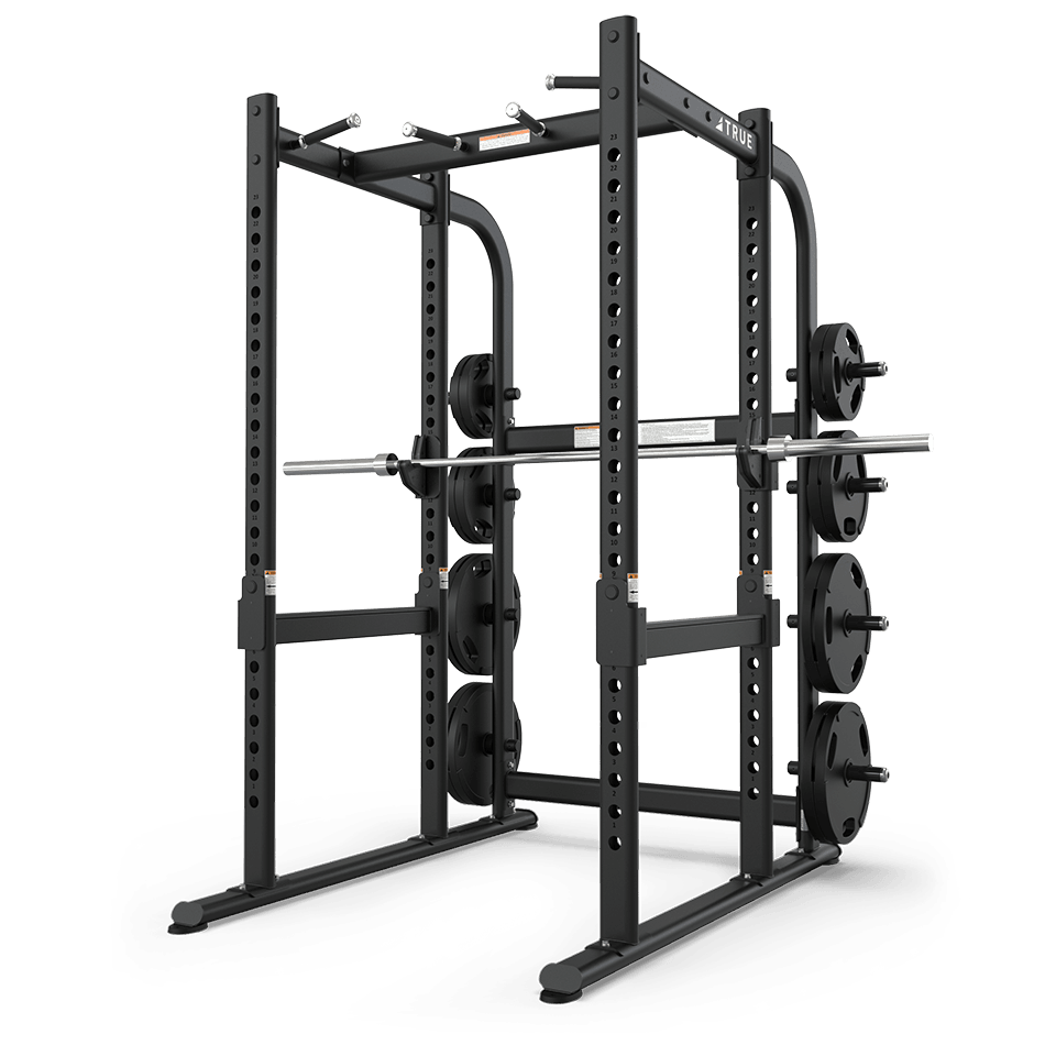 TRUE XFW-7900 Power Rack With Plate Holders - Commercial fitness equipment